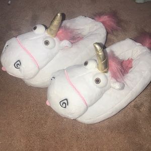 Unicorn slippers